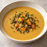 White Bean–Squash Velouté, Sage and Pepita - Fresh Start 30: A Journey To Better Health White Bean–Squash Velouté, Sage and Pepita